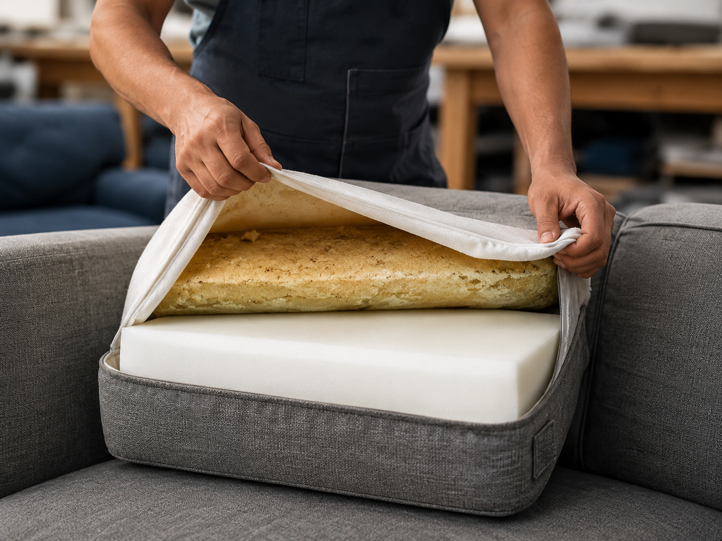 Sofa upholstery change service