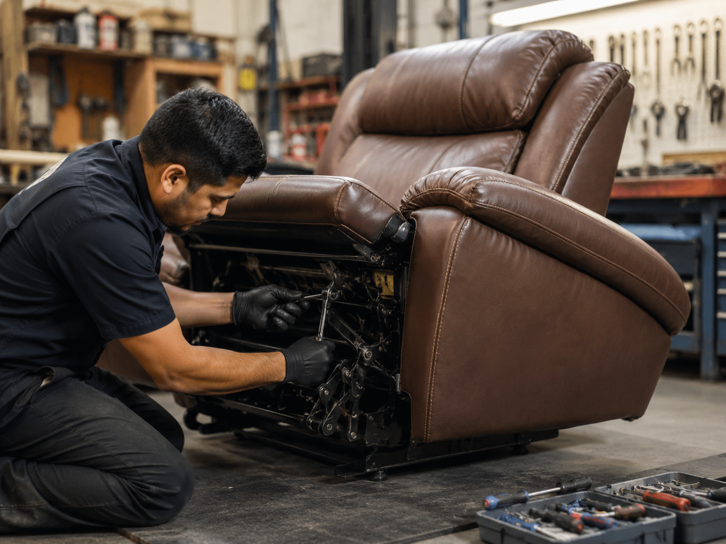 Recliner sofa repair service